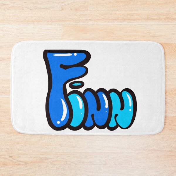 Item preview, Finn name in blue Top 10 best personalized gifts for boys and men named Finn designed and sold by Artonmytee.