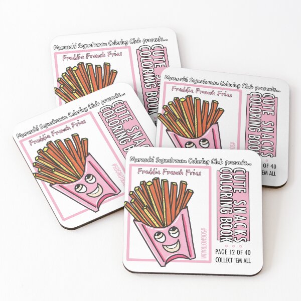 Item preview, Murasaki Sognotraum Coloring Club - Cute Snacks Coloring Book Page 12 designed and sold by GetContented.