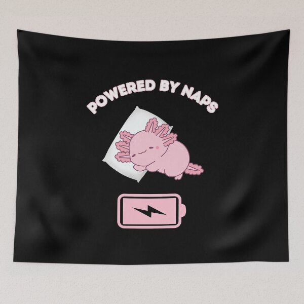 Item preview, Axolotl: Powered by Naps designed and sold by LongHaulHumor.