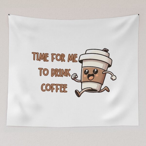Item preview, Time For Me To Drink Coffee designed and sold by DOPANDA ..