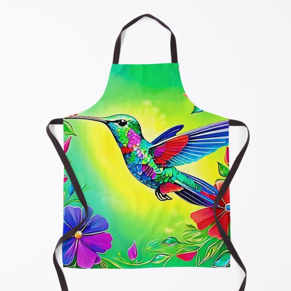 Item preview, Floral Hummingbird Art Design designed and sold by Health And Fitness Posts e-Store.