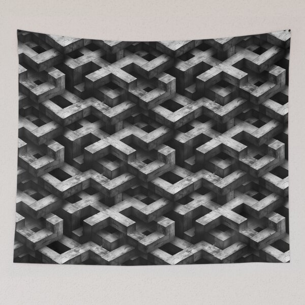Item preview, Geometric Maze Pattern designed and sold by NTGUILTY.