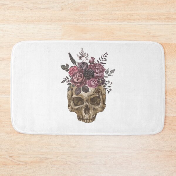 Item preview, Mortui Vivos Docent Floral Skull Anatomy Pathology Autopsy Mortuary Funeral designed and sold by LethallyBlonde.