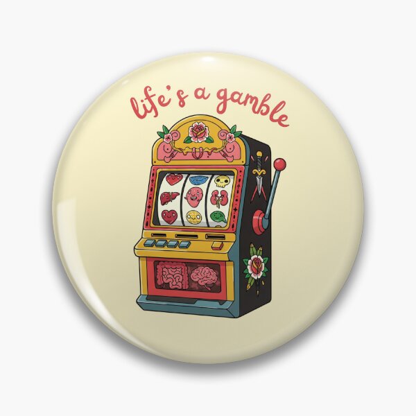 Item preview, Life's A Gamble Anatomy Organ Slot Machine Luck Organ Donation Pathology designed and sold by LethallyBlonde.
