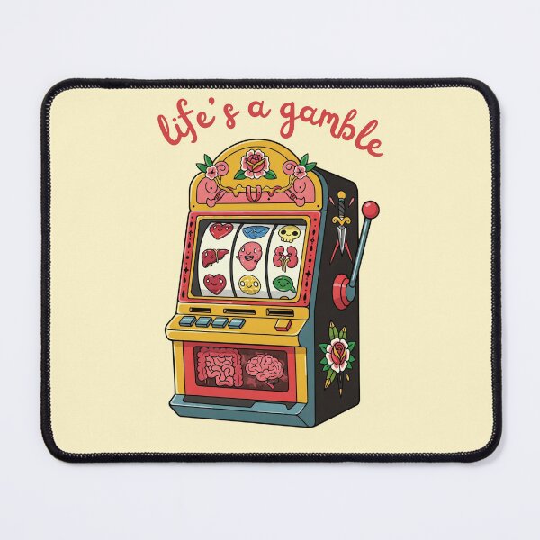 Item preview, Life's A Gamble Anatomy Organ Slot Machine Luck Organ Donation Pathology designed and sold by LethallyBlonde.