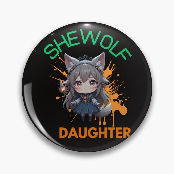 Item preview, She-Wolf Daughter – Classic Digital Art Sticker & T-Shirt!  designed and sold by Creations44.