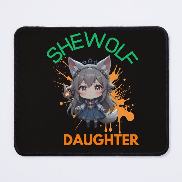 Item preview, She-Wolf Daughter – Classic Digital Art Sticker & T-Shirt! designed and sold by Creations44.