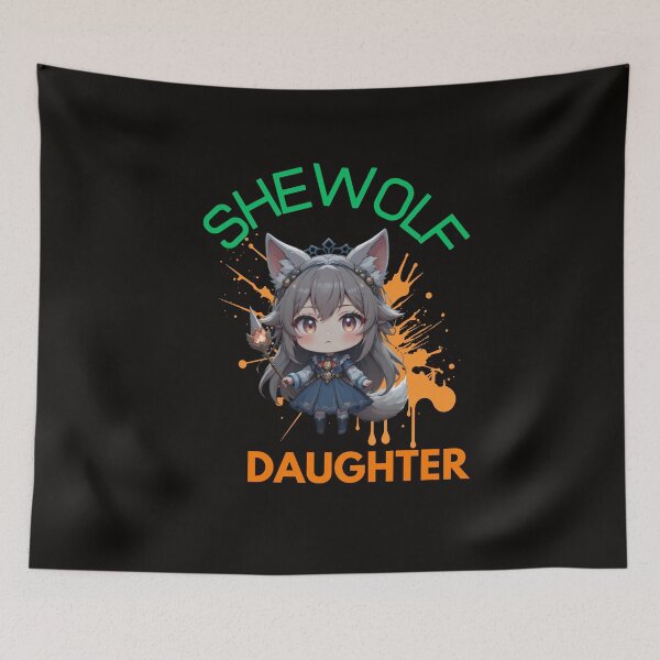 Item preview, She-Wolf Daughter – Classic Digital Art Sticker & T-Shirt!  designed and sold by Creations44.
