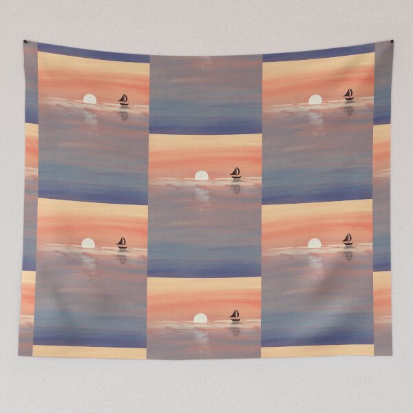 Item preview, Sunset Sail designed and sold by HydrangeaDelMar.