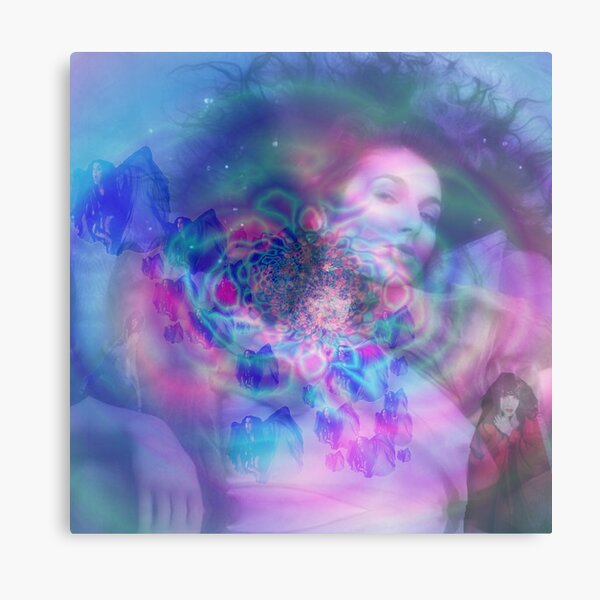 Kate Bush Tribute Collage Metal Print