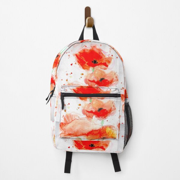 Item preview, Red Poppy Watercolor Painting designed and sold by Sarah Rajkotwala.