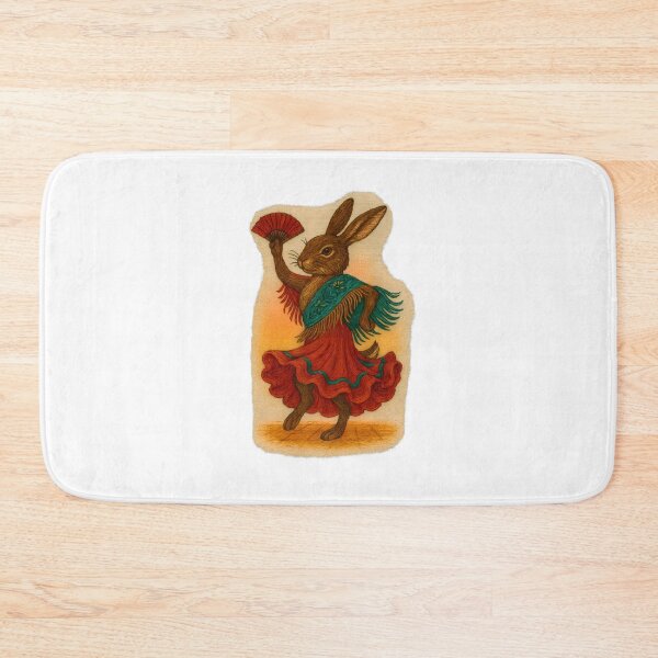 Item preview, Andalusian Hare Performing Flamenco Sticker designed and sold by #Adulting Central.