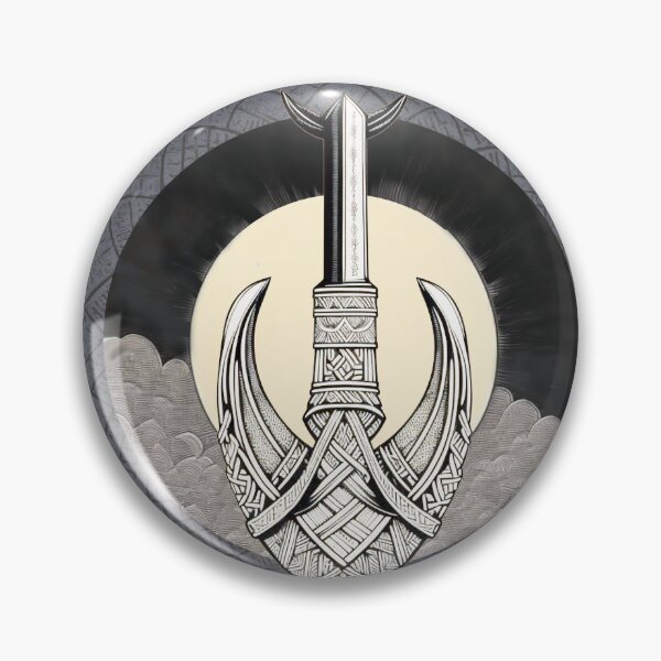Item preview, Viking Axe double blade Full Moon  designed and sold by AuroraXGreen.