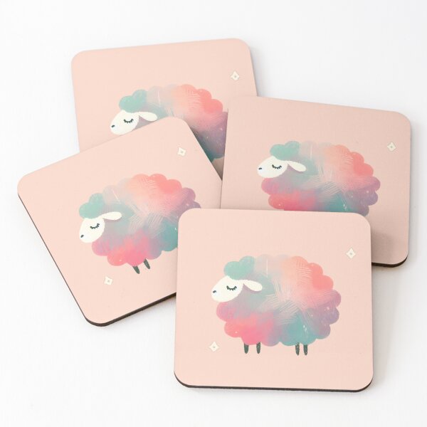 Item preview, Pastel Sheep: Dreamy Wool with Lashes designed and sold by 123Rainbow.
