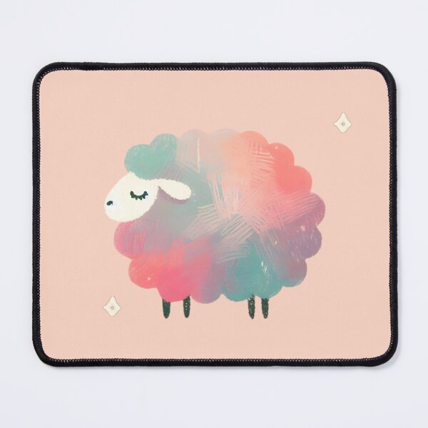 Item preview, Pastel Sheep: Dreamy Wool with Lashes designed and sold by 123Rainbow.