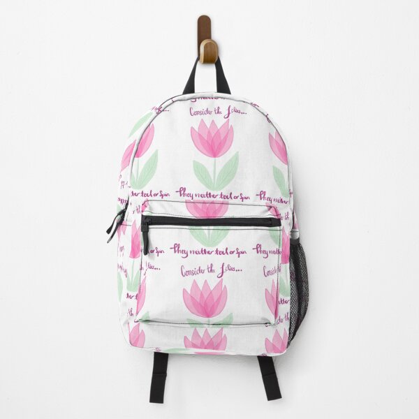 Item preview, Consider the Lillies Floral Print Pink designed and sold by HydrangeaDelMar.