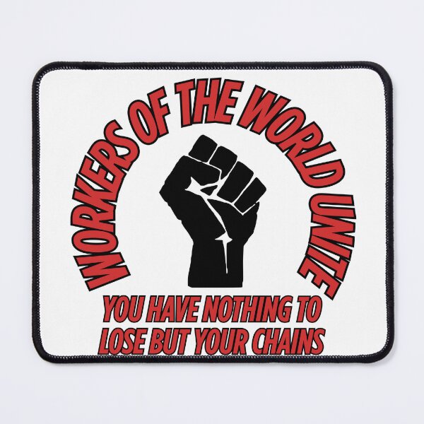 Item preview, Workers of the World Unite Red 2 designed and sold by redblackwaves.