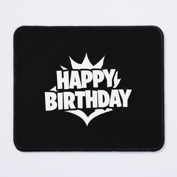 Item preview, Black And White Happy Birthday designed and sold by SteezeeStore.