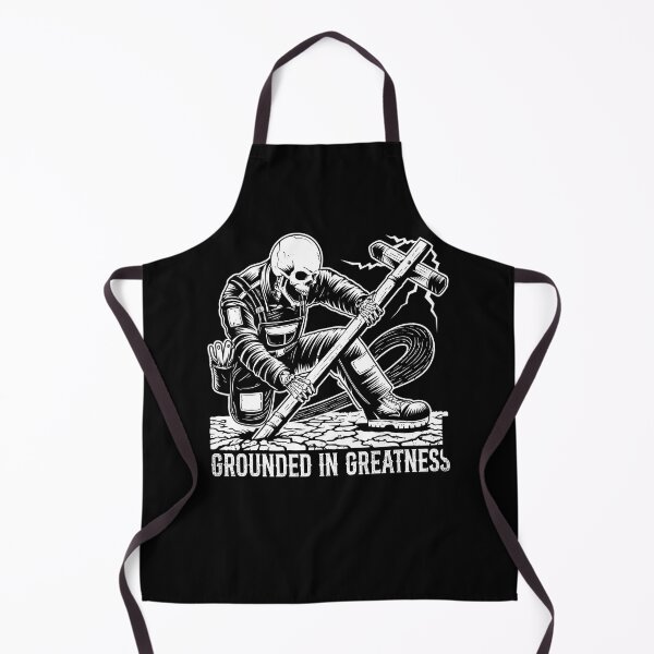Item preview, Grounded In Greatness Funny Skeleton Electrician Humor designed and sold by Crush Retro®.