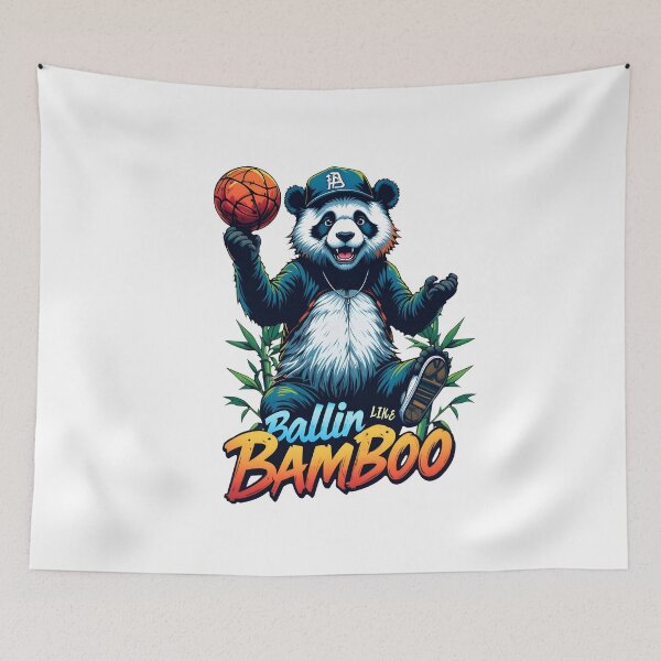 Item preview, Panda Hoops Streetball Panda  designed and sold by Dazzle-Sizzle.