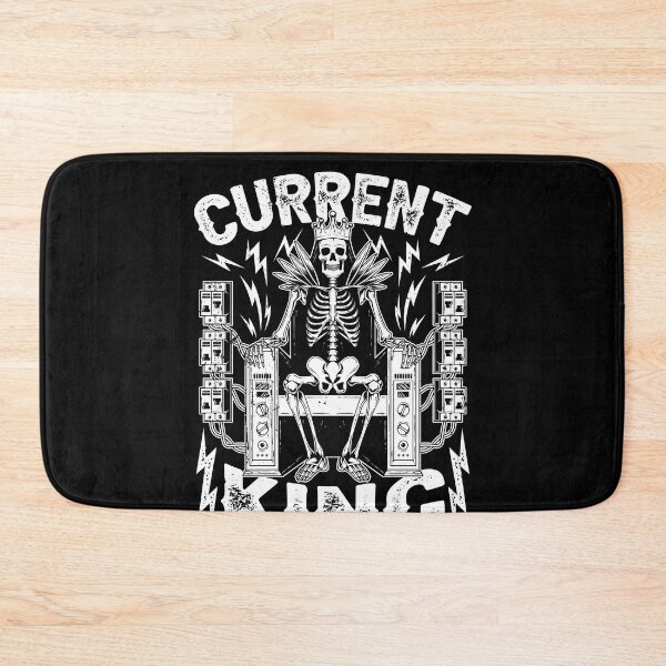 Item preview, Current King Funny Skeleton Electrician Humor designed and sold by Crush Retro®.