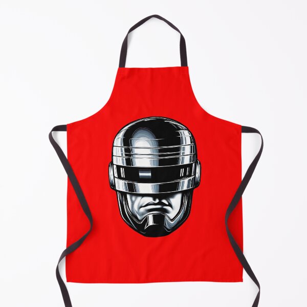 Item preview, Monochrome Robo Cop Helmet Sci-Fi Metallic Robot Face designed and sold by Nostalgia Busters.
