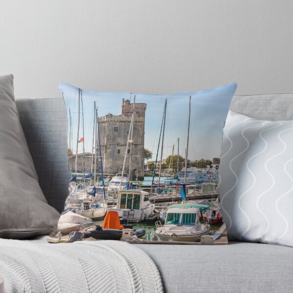 Item preview, Yachts in the old port of La Rochelle  designed and sold by dvoevnore.
