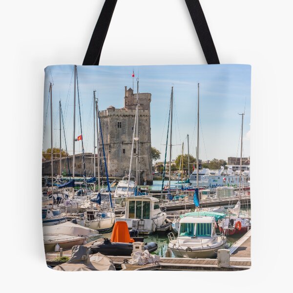 Item preview, Yachts in the old port of La Rochelle  designed and sold by dvoevnore.