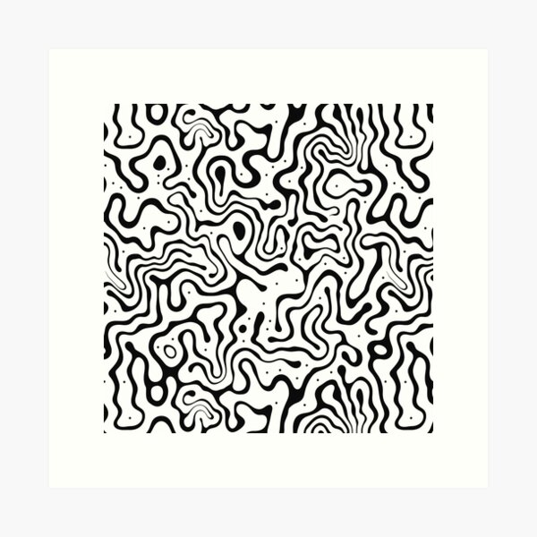 Item preview, Black and white animal print designed and sold by TodoBonito.
