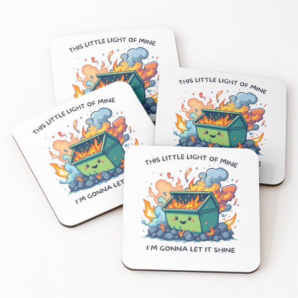 Item preview, This Little Light-Of Mine Lil Emotional Dumpster Fire, ABA Therapist, Speech Therapy, BCBA, Mental Health, RBT, AAC designed and sold by Orvista.