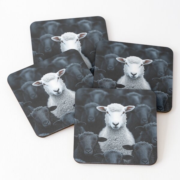 Item preview, white sheep in a black sheep flock  designed and sold by Brendon987.