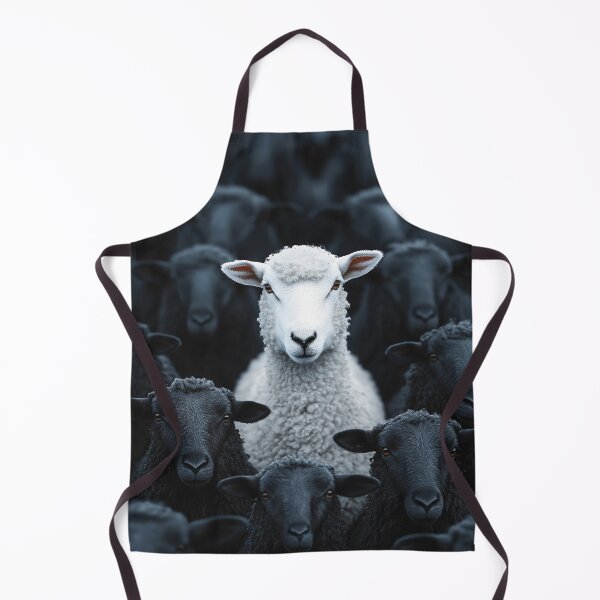 Item preview, white sheep in a black sheep flock designed and sold by Brendon987.