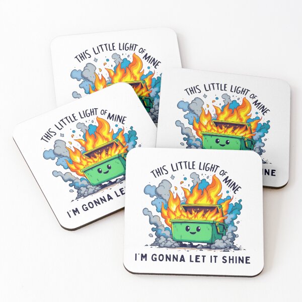 Item preview, This Little Light-Of Mine Lil Emotional Dumpster Fire, ABA Therapist, Speech Therapy, BCBA, Mental Health, RBT, AAC designed and sold by Orvista.