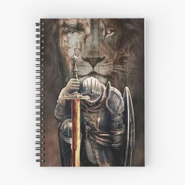 Item preview, Kneeling Knight with Lion Spirit designed and sold by SAMNagy.