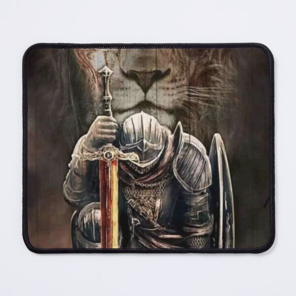 Item preview, Kneeling Knight with Lion Spirit designed and sold by SAMNagy.