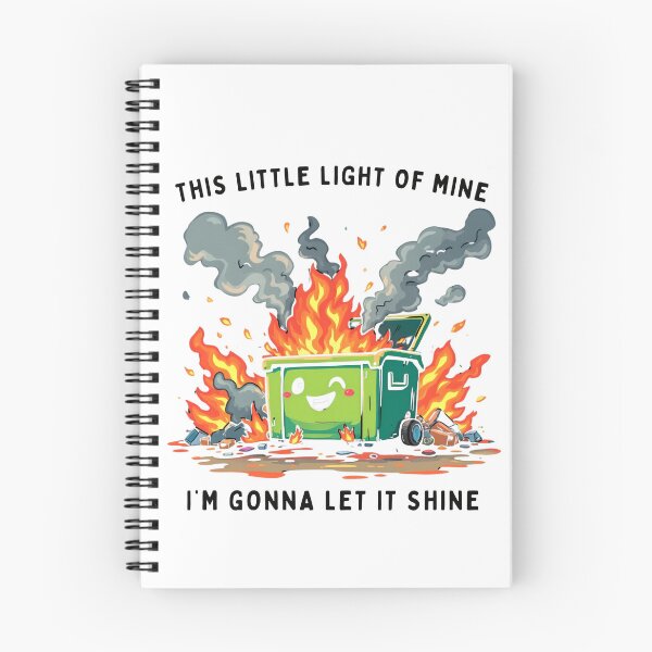 Item preview, This Little Light-Of Mine Lil Emotional Dumpster Fire, ABA Therapist, Speech Therapy, BCBA, Mental Health, RBT, AAC designed and sold by Orvista.