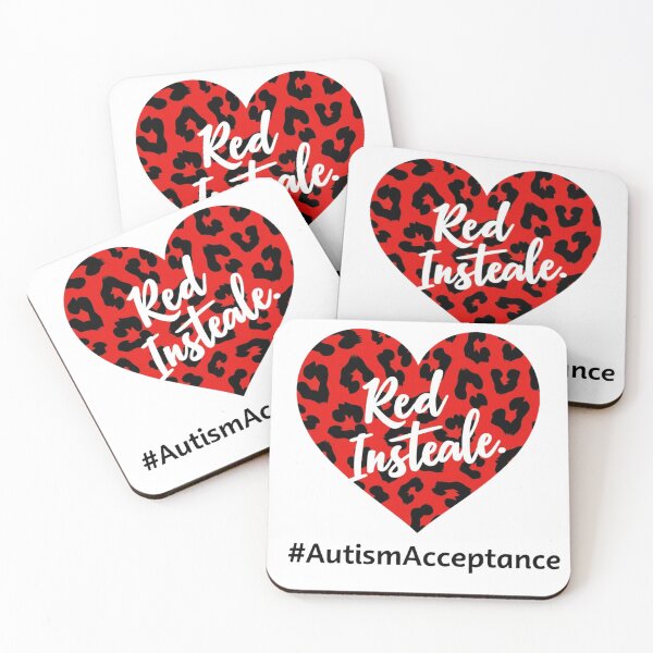 Item preview, Red Instead - Autism Acceptance Advocacy Design designed and sold by haitrieuic96.