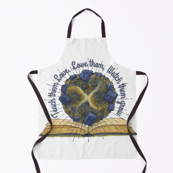 Item preview, Teach them Love, Love them, Watch them grow with Azurite Crystal Geometric Art designed and sold by ArtDesignTp.