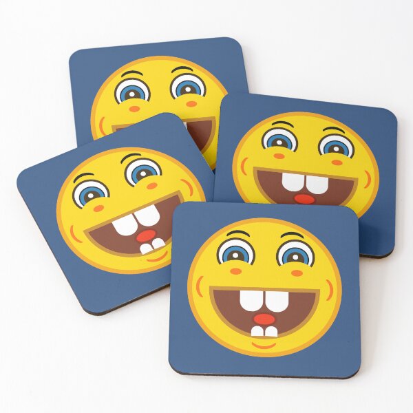 Item preview, Big Tooth Happy Face Emoji | Funny Cartoon Smiley designed and sold by Sunserize Designs.