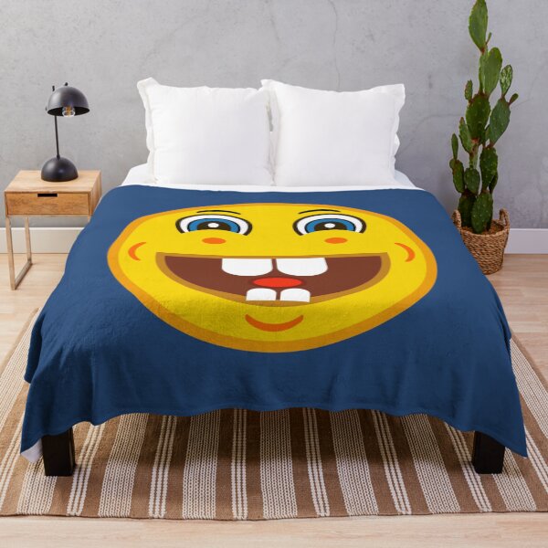Item preview, Big Tooth Happy Face Emoji | Funny Cartoon Smiley designed and sold by Sunserize Designs.