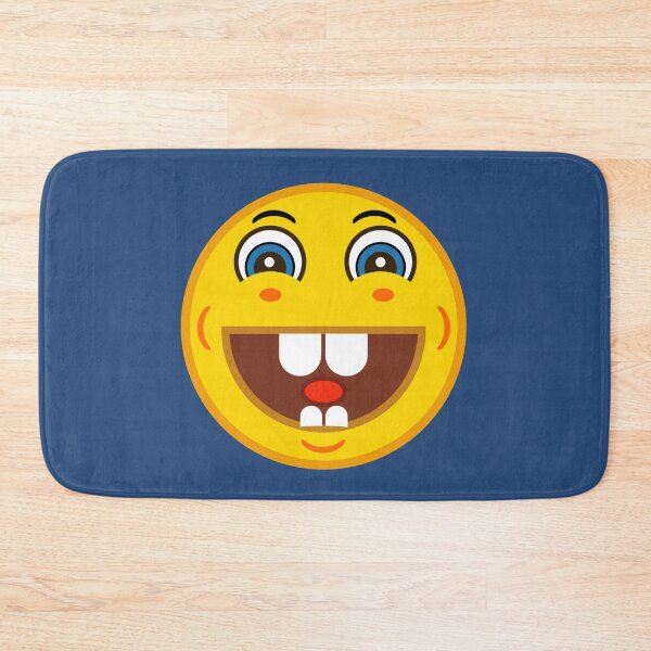 Item preview, Big Tooth Happy Face Emoji | Funny Cartoon Smiley designed and sold by Sunserize Designs.