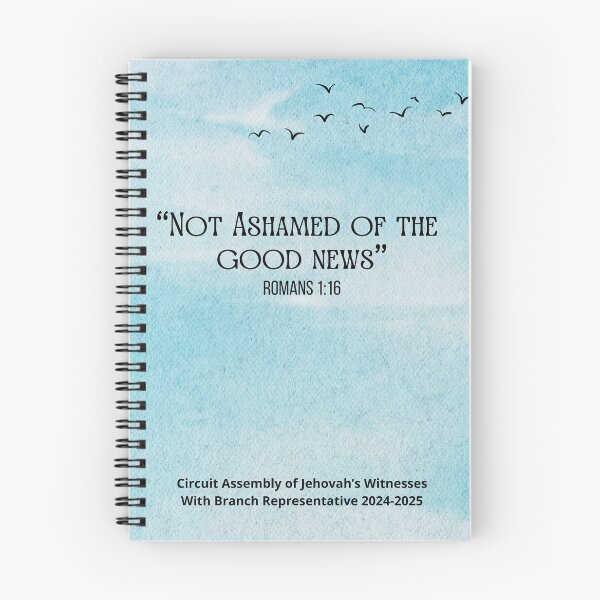 Item preview, Not Ashamed of the Good News - JW Assembly Notebook designed and sold by fsultesart.