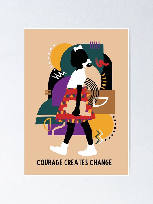 Thumbnail 1 of 3, Poster, Ruby's Courage designed and sold by Donnierogersart.