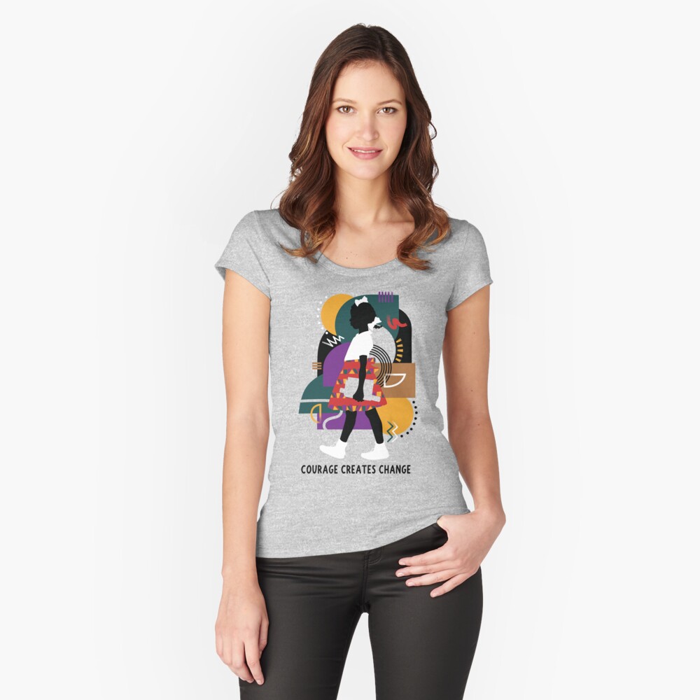 Item preview, Fitted Scoop T-Shirt designed and sold by Donnierogersart.