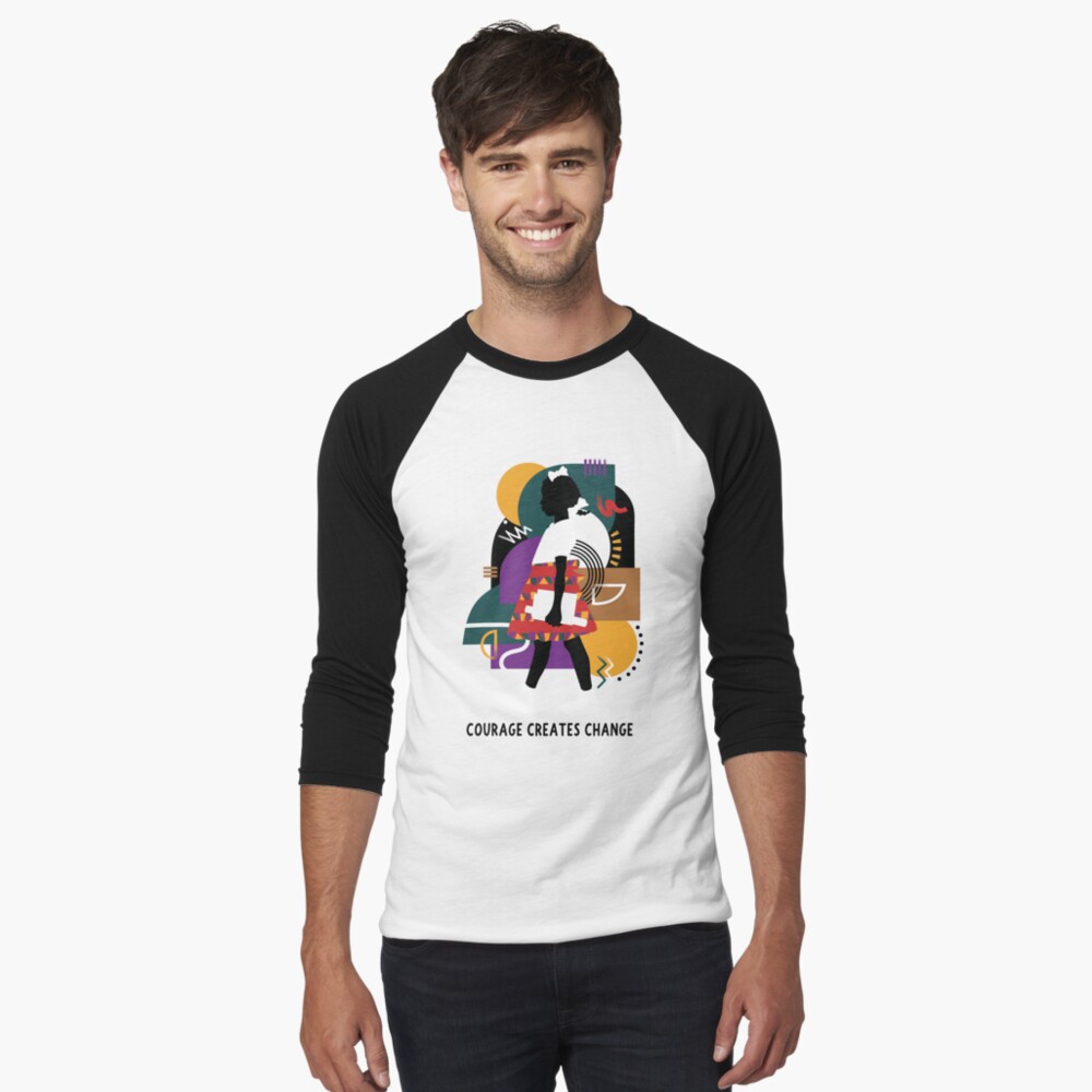 Item preview, Baseball ¾ Sleeve T-Shirt designed and sold by Donnierogersart.