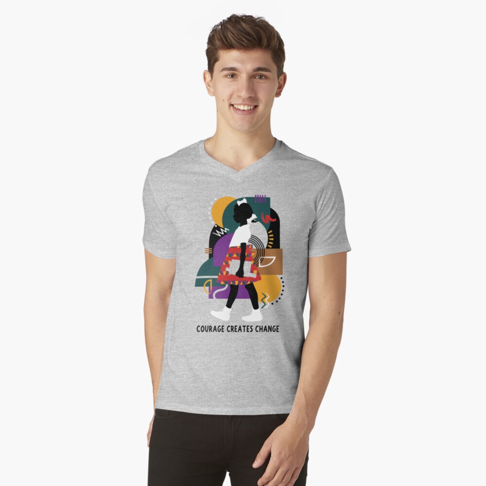 Item preview, V-Neck T-Shirt designed and sold by Donnierogersart.