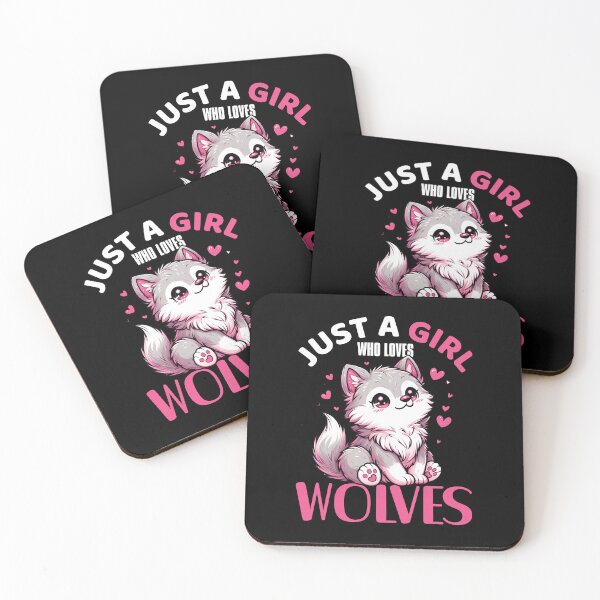 Item preview, Just A Girl Who Loves Wolves designed and sold by CJC Designs.
