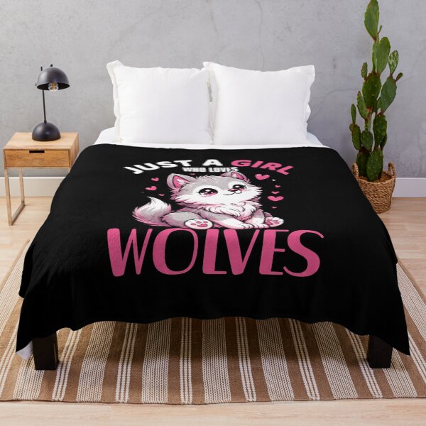 Item preview, Just A Girl Who Loves Wolves designed and sold by CJC Designs.