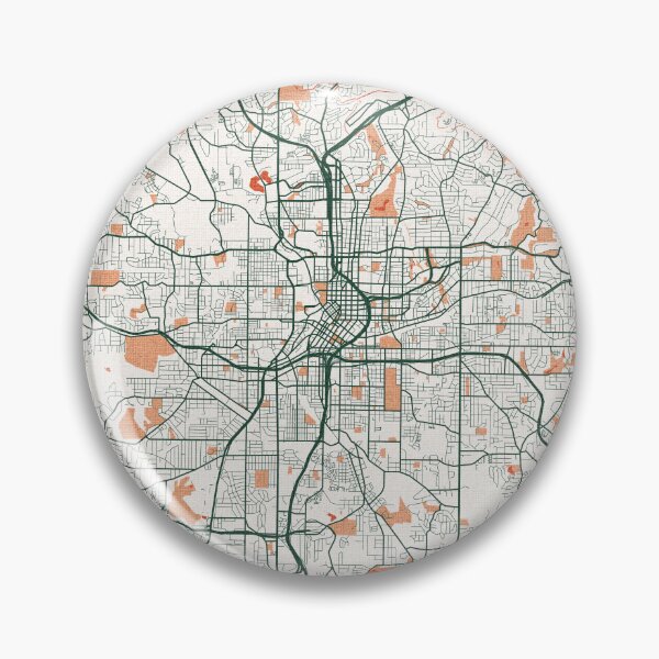 Item preview, Atlanta City Map of Georgia, USA - Bohemian designed and sold by deMAP.