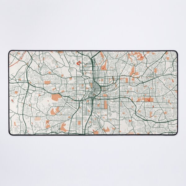 Item preview, Atlanta City Map of Georgia, USA - Bohemian designed and sold by deMAP.